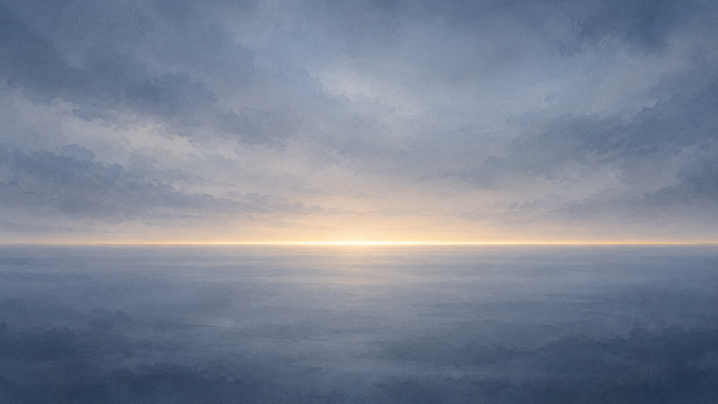 Horizonte de luz, imagem contemplativa sobre os limites da compreensão
